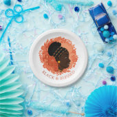 Assiettes En Carton Floral Black & Blessed (Fête)