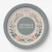 Assiettes En Carton Floral de Boho scandinave (Devant)