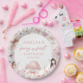 Assiettes En Carton Floral Fairy First Birthday Party Paper Plates (Fête)