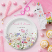 Assiettes En Carton Floral fleur sauvage Spring (Fête)