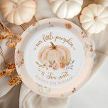 Assiettes En Carton Floral orange Automne petit citrouille 2e annivers<br><div class="desc">Floral orange Automne petit citrouille 2e anniversaire Plaques papier Les éléments correspondants sont disponibles, </div>
