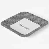 Assiettes En Carton Floral Pattern Square (Angulaire)