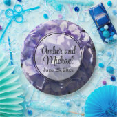 Assiettes En Carton Floral pourpre hydrangée violette fleur pourpre (Fête)