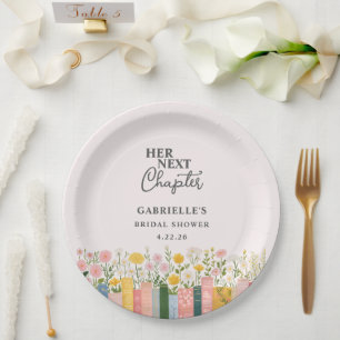 Assiettes En Carton Floral Storybook Sa Prochaine Fête des mariées Cha