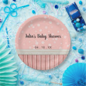 Assiettes En Carton Flores roses (Fête)