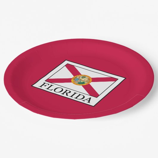 Assiettes En Carton Floride (Angle)