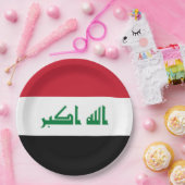 Assiettes En Carton Flot d'Iraq (Fête)