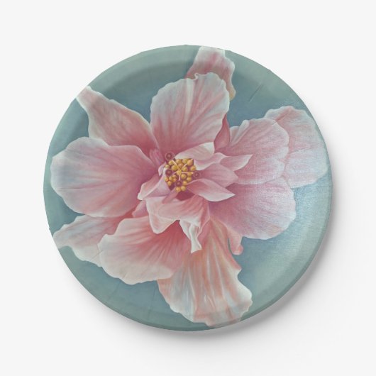 Assiettes En Carton Flower paper plate (Devant)