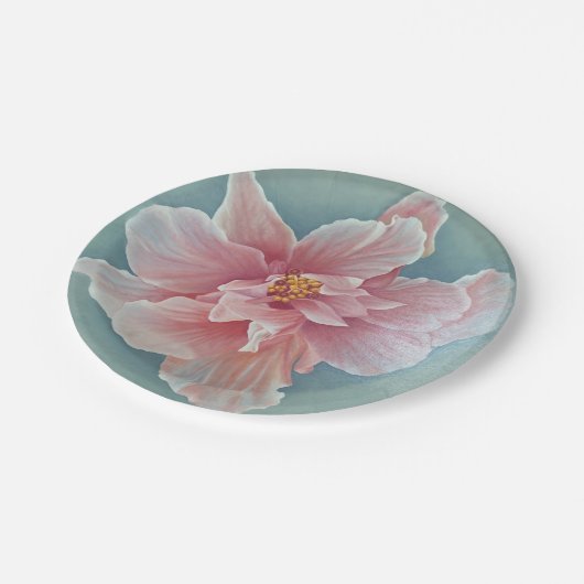 Assiettes En Carton Flower paper plate (Angle)