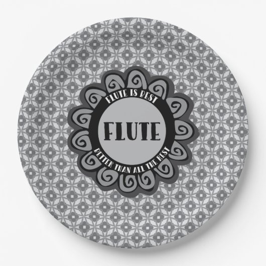 Assiettes En Carton Flute est le meilleur (Devant)