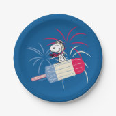Assiettes En Carton Flying Ace Snoopy on Ice Pop (Devant)