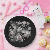 Assiettes En Carton Flying Bat Halloween (Fête)