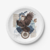 Assiettes En Carton Flying Eagle avec plusieurs autres éléments collag (Devant)