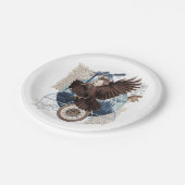 Assiettes En Carton Flying Eagle avec plusieurs autres éléments collag (Angle)