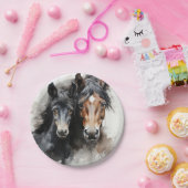 Assiettes En Carton Foie avec sa mère (Fête)