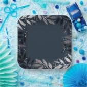 Assiettes En Carton Foil Branches fête de Noël (Fête)