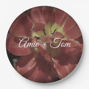 Assiettes En Carton Folidage Tulip Photo Mariage Plaques papier person