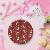 Assiettes En Carton Folie de lama de vacances (Fête)