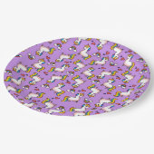 Assiettes En Carton Folie de Llamacorn (Angle)