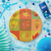 Assiettes En Carton Folithe d'automne (Fête)