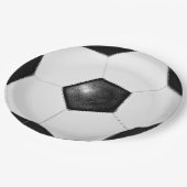 Assiettes En Carton Football (Angle)