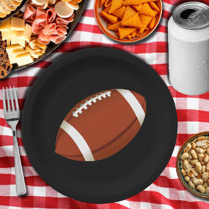 Assiettes En Carton Football Bowl Party