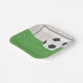 Assiettes En Carton Football Et Objectif (Angulaire)