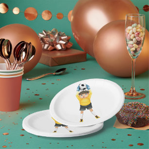 Assiettes En Carton Football Goalie
