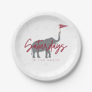 Assiettes En Carton Football les samedis dans les plaques de papier du