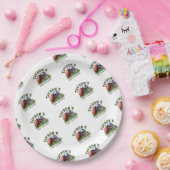 Assiettes En Carton Football Motif première année bas 1er anniversaire (Fête)