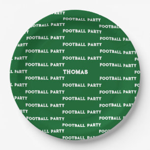 Assiettes En Carton Football Party