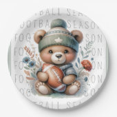 Assiettes En Carton Football sur mesure (Devant)