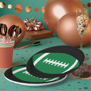 Assiettes En Carton Football Team Party/Banquet Sports de football ver