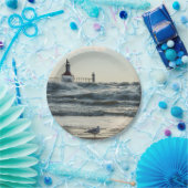 Assiettes En Carton Force derrière la beauté (Fête)