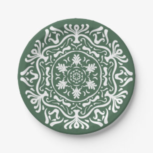 Assiettes En Carton Forest Mandala