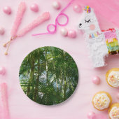 Assiettes En Carton Forest of Palm Trees Tropical Nature (Fête)