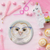 Assiettes En Carton Forester à quatre roues | Wise Owl (Fête)