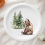 Assiettes En Carton Forêt Bois Animaux Ours Et Baby shower Oiseaux<br><div class="desc">Présentez nos animaux de forêt et nos plaques en papier baby shower d'oiseaux, parfait pour une célébration mignonne et fantasque! Doté d'un thème d'histoire de forêt aquarelle avec un adorable ours et un oiseau, il est idéal pour une douche sans sexe. Ce design d'inspiration bohème crée une scène douce et...</div>