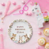 Assiettes En Carton Forêt d'Anniversaire (Fête)