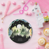 Assiettes En Carton Forêt de lucioles Anniversaire (Fête)