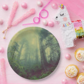 Assiettes En Carton Forêt de Misty (Fête)