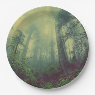 Assiettes En Carton Forêt de Misty