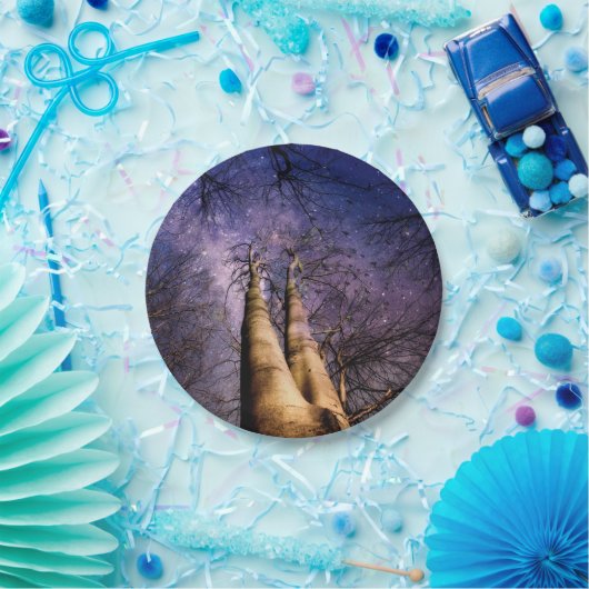 Assiettes En Carton Forêt enchantée (Fête)