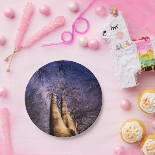 Assiettes En Carton Forêt enchantée (Fête)