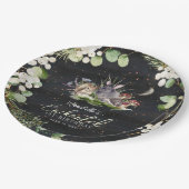 Assiettes En Carton Forêt enchantée Animaux de forêt Anniversaire (Angle)