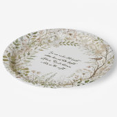 Assiettes En Carton Forêt enchantée Ethereal (Angle)