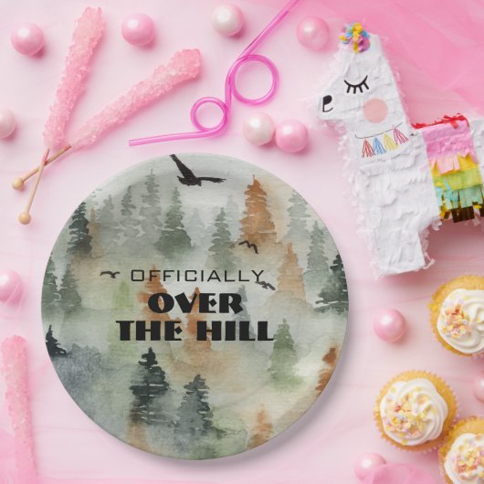 Assiettes En Carton Forêt Misty Officiellement au-dessus des plaques d (Fête)