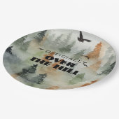 Assiettes En Carton Forêt Misty Officiellement au-dessus des plaques d (Angle)