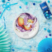 Assiettes En Carton Forêt Renard magique Anniversaire (Fête)