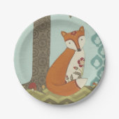 Assiettes En Carton Forêt Whimsy III (Devant)